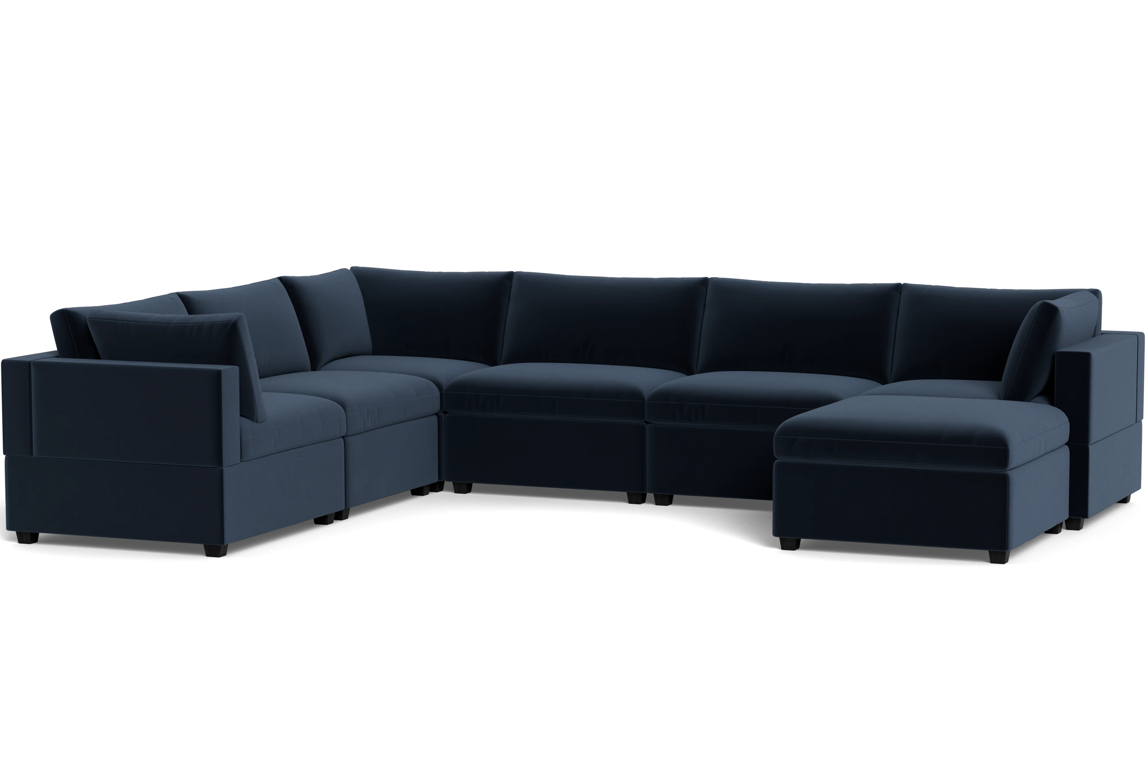 Mi Casa Furniture Box Cushion Grand Corner + Ottoman