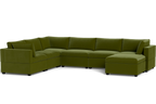 Mi Casa Furniture Box Cushion Grand Corner + Ottoman