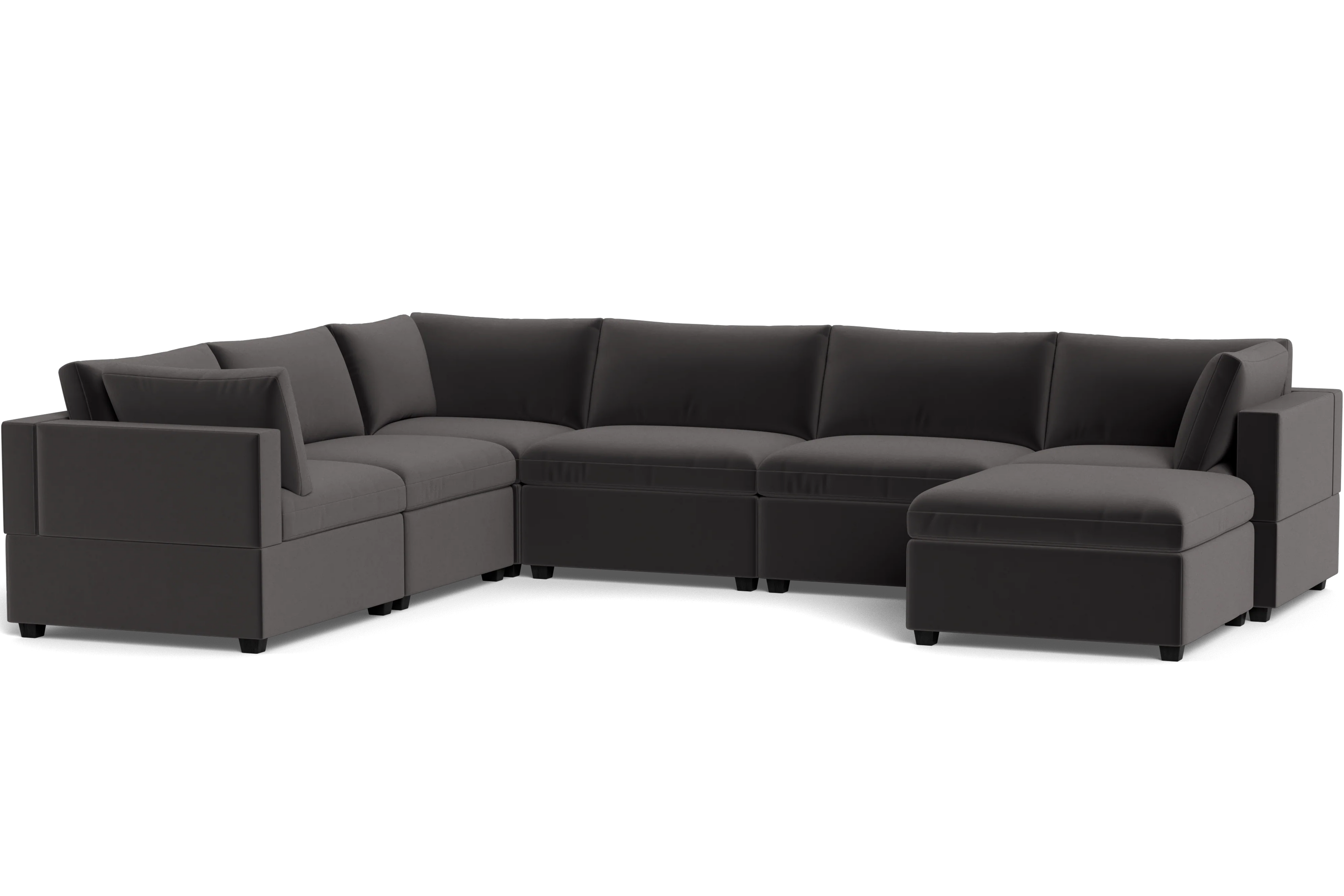 Mi Casa Furniture Box Cushion Grand Corner + Ottoman