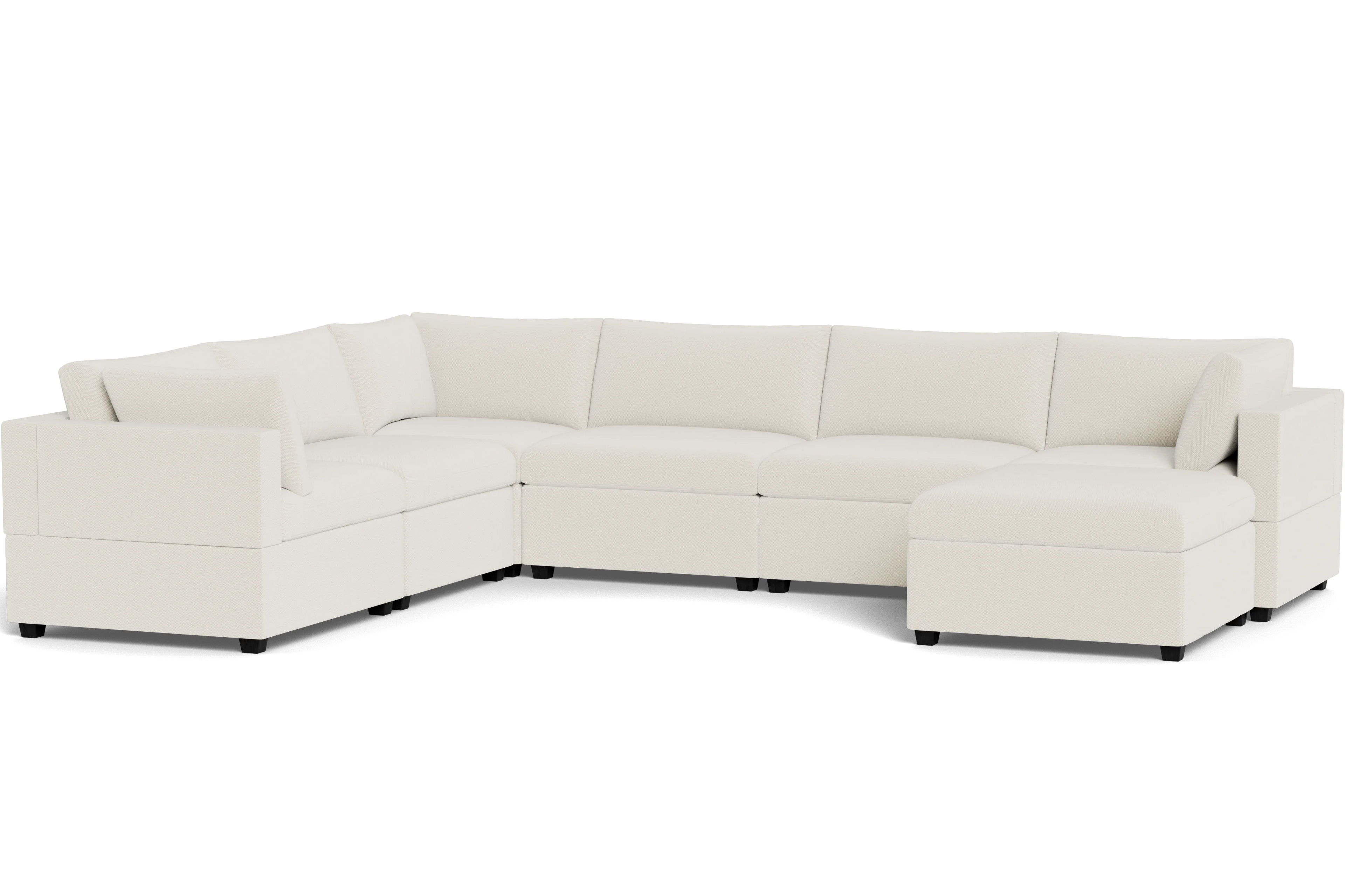 Mi Casa Furniture Box Cushion Grand Corner + Ottoman