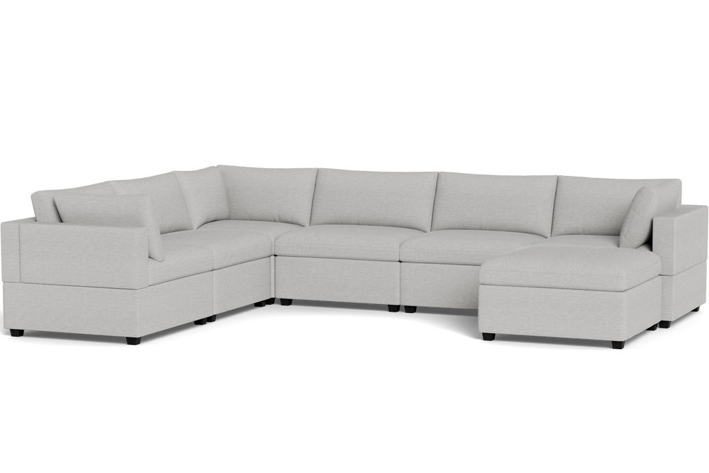 Mi Casa Furniture Box Cushion Grand Corner + Ottoman