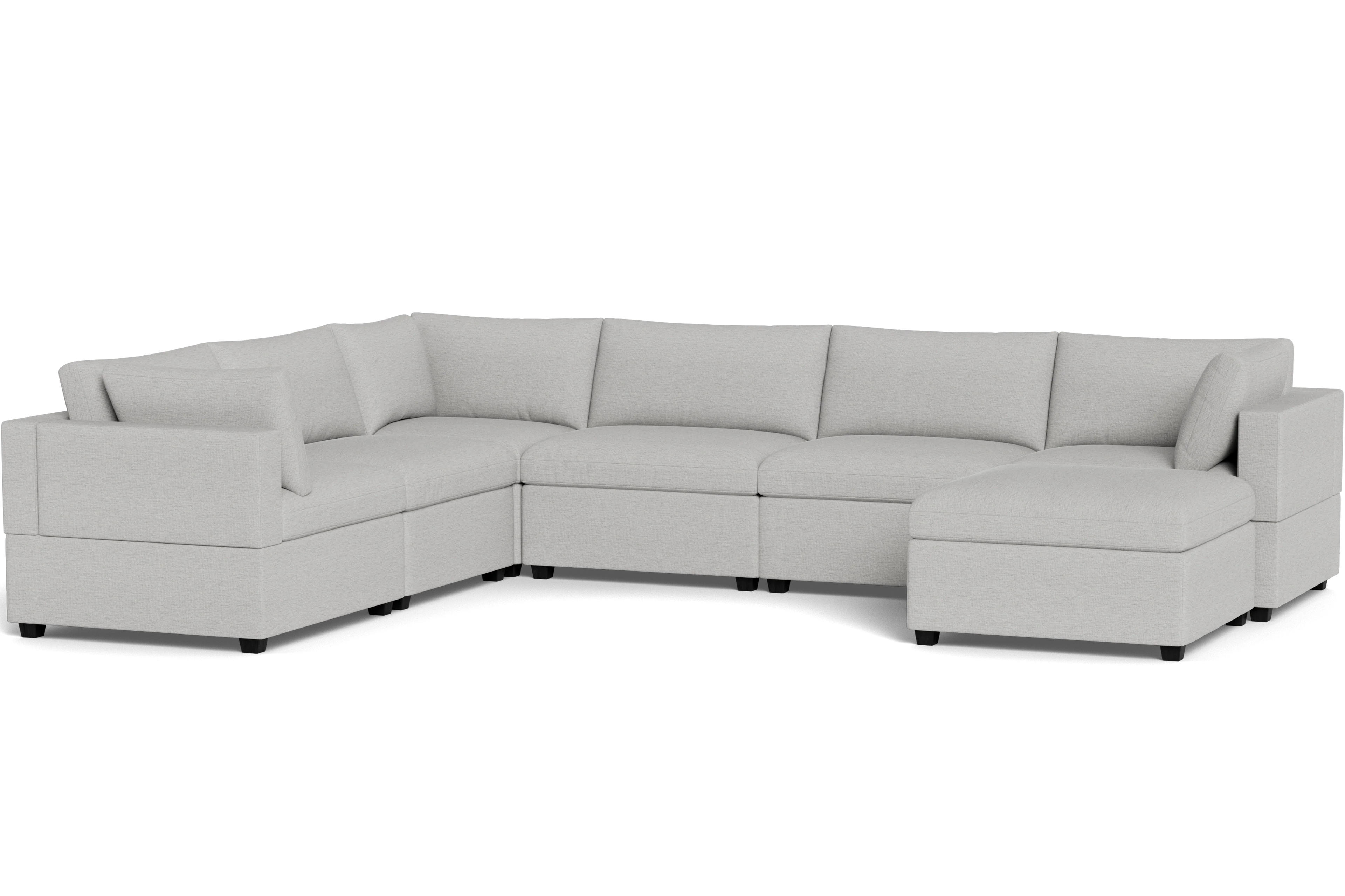 Mi Casa Furniture Box Cushion Grand Corner + Ottoman