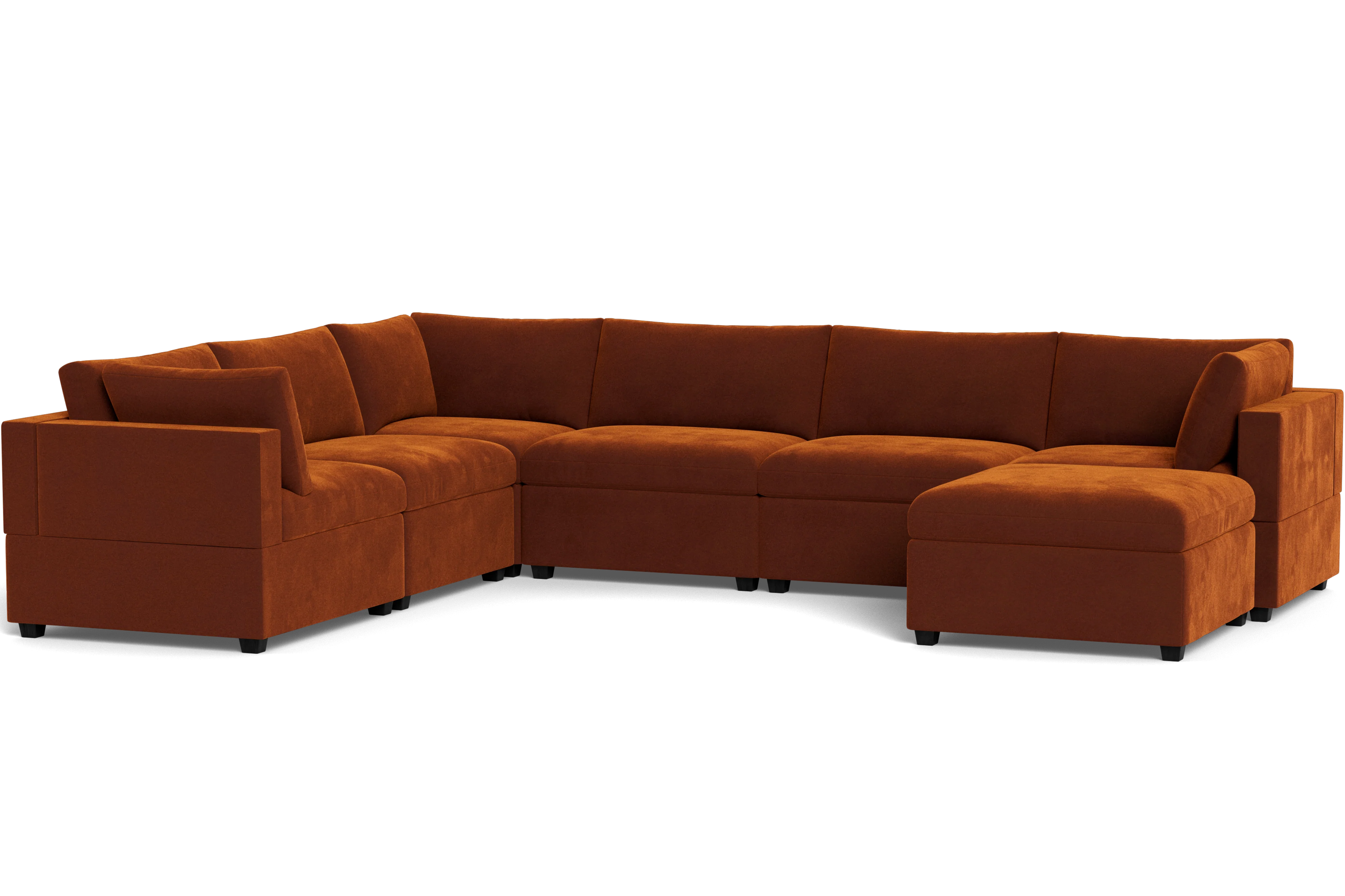 Mi Casa Furniture Box Cushion Grand Corner + Ottoman