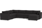 Mi Casa Furniture Box Cushion Grand Corner + Ottoman