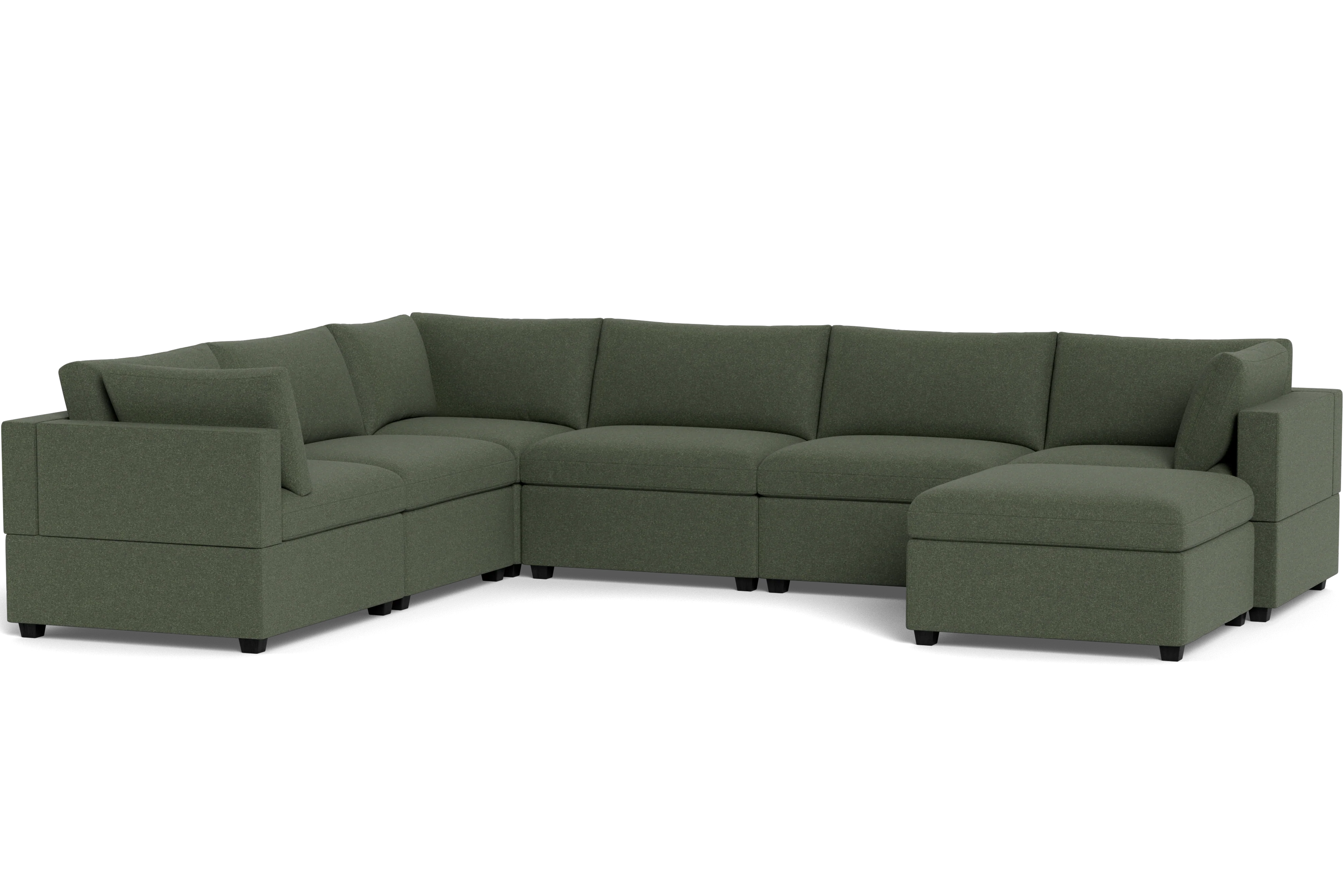 Mi Casa Furniture Box Cushion Grand Corner + Ottoman
