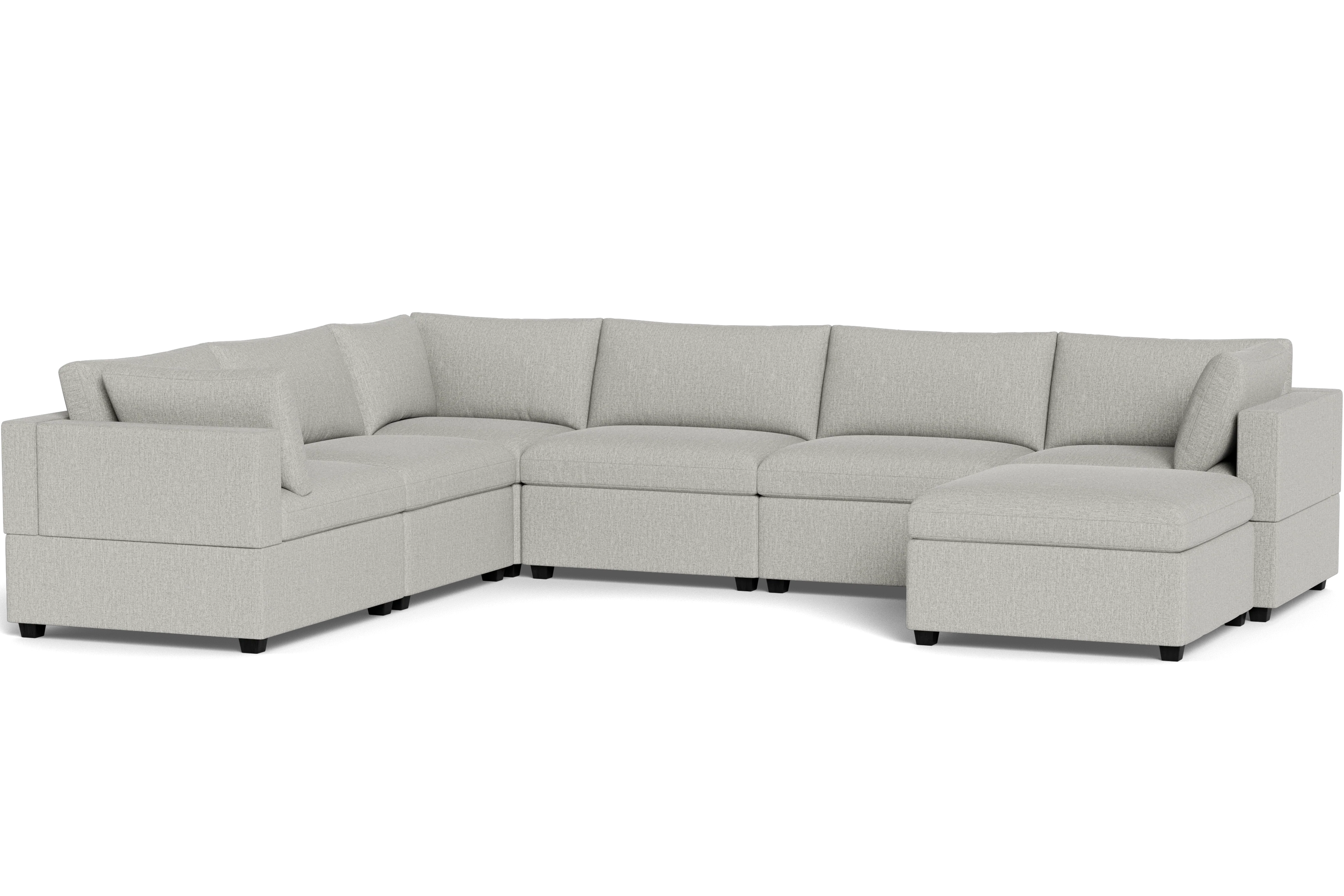 Mi Casa Furniture Box Cushion Grand Corner + Ottoman