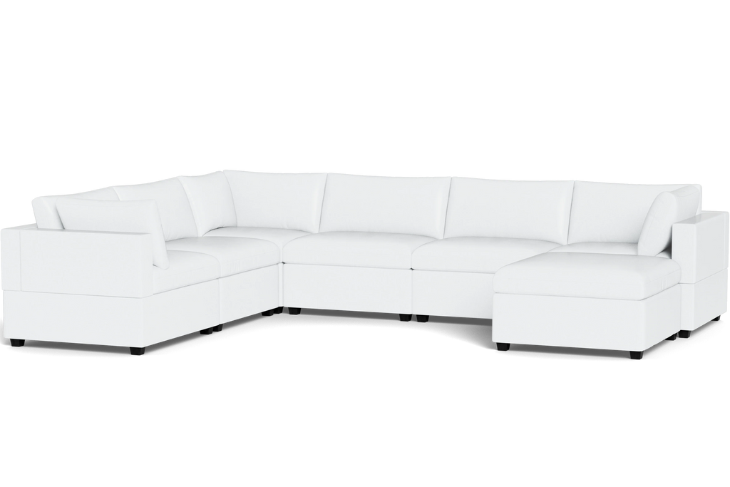 Mi Casa Furniture Box Cushion Grand Corner + Ottoman