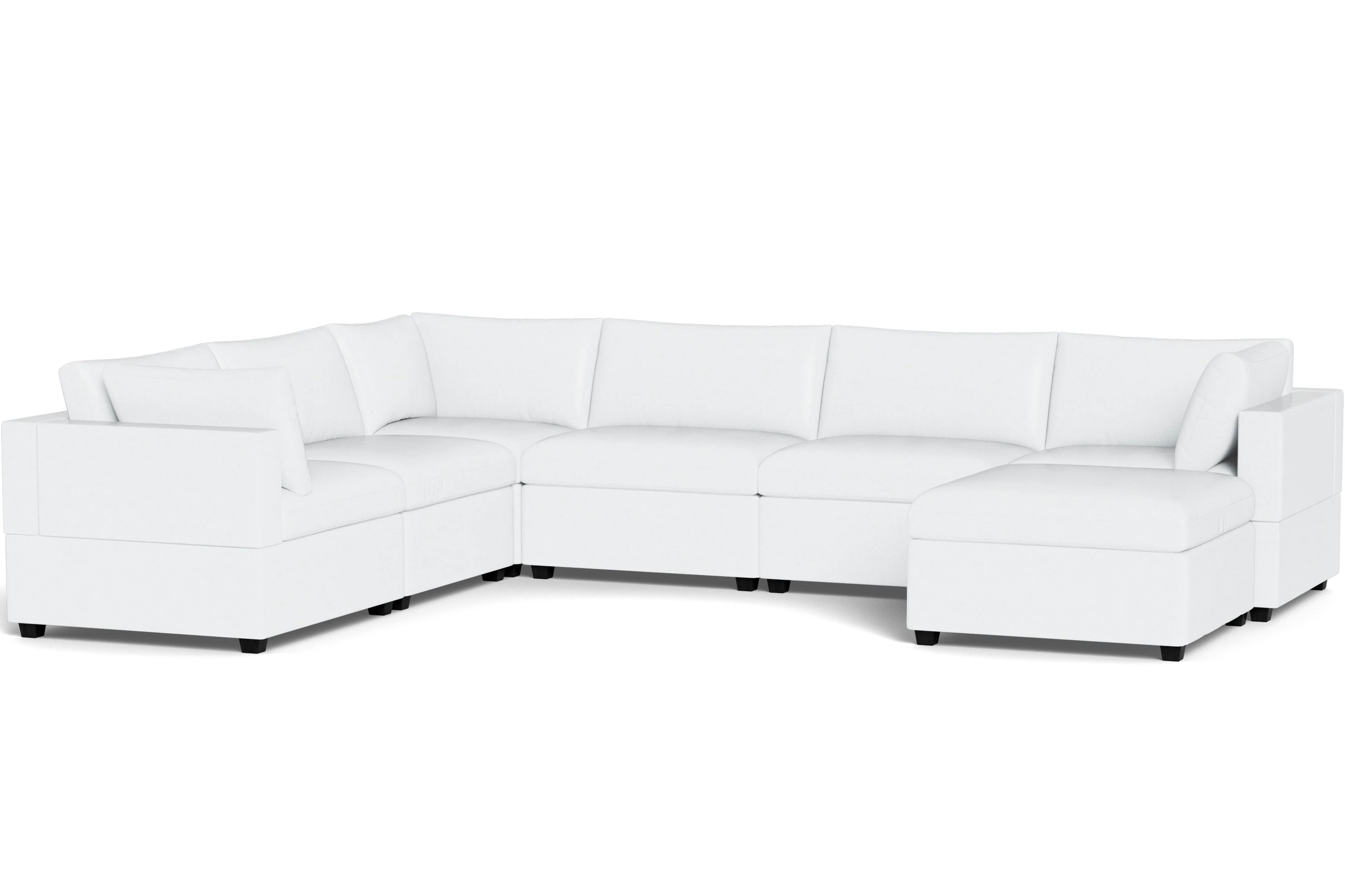 Mi Casa Furniture Box Cushion Grand Corner + Ottoman