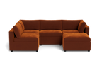 Mi Casa Furniture Box Cushion L-Shape + Ottoman