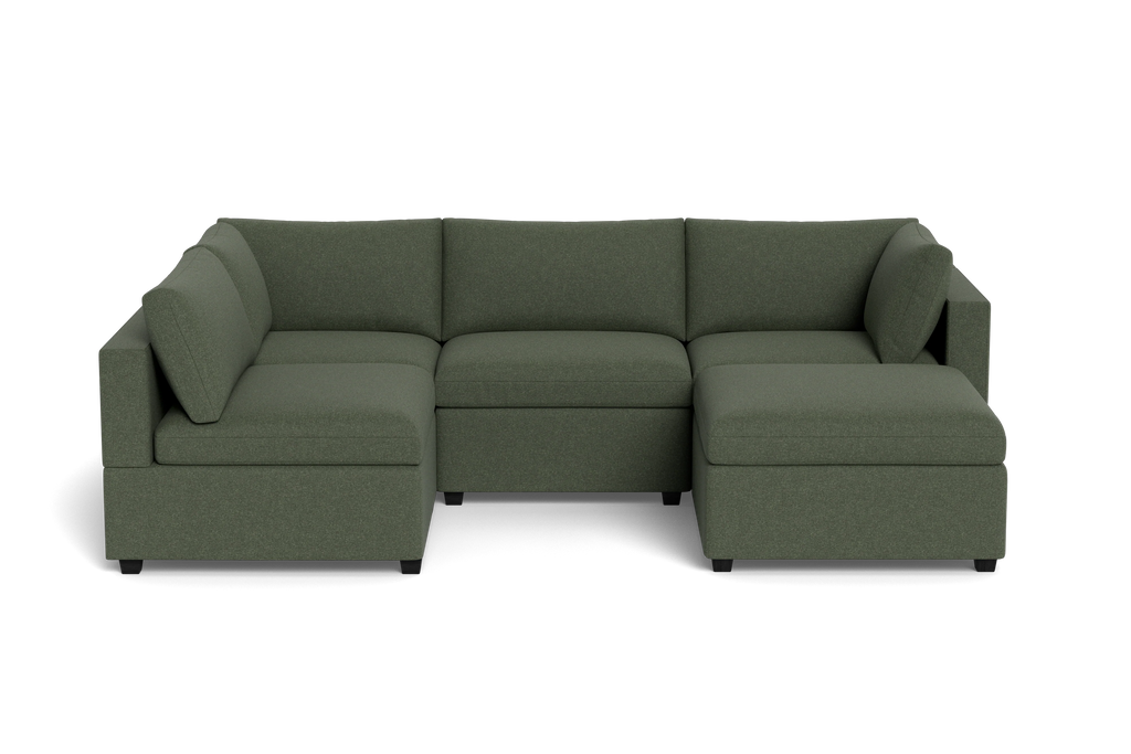Mi Casa Furniture Box Cushion L-Shape + Ottoman
