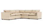 Kova Pillow Cushion Corner Sectional - front view in living room