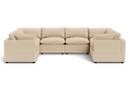 Kova Pillow Cushion Grand U-Shape - front view in living room