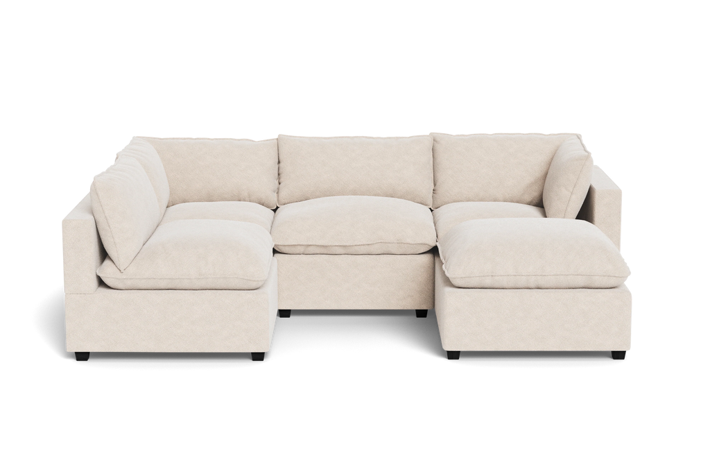 Mi Casa Furniture Pillow Cushion L-Shape + Ottoman