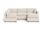 Mi Casa Furniture Pillow Cushion L-Shape + Ottoman