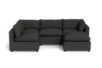 Mi Casa Furniture Pillow Cushion L-Shape + Ottoman