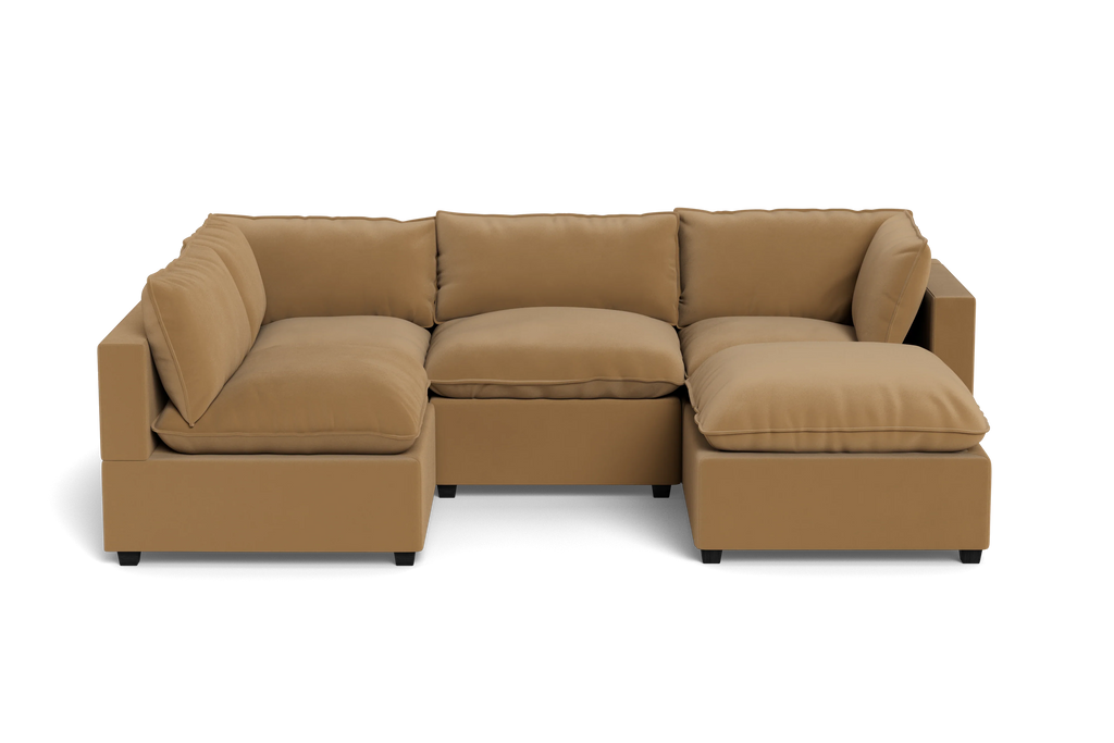 Mi Casa Furniture Pillow Cushion L-Shape + Ottoman