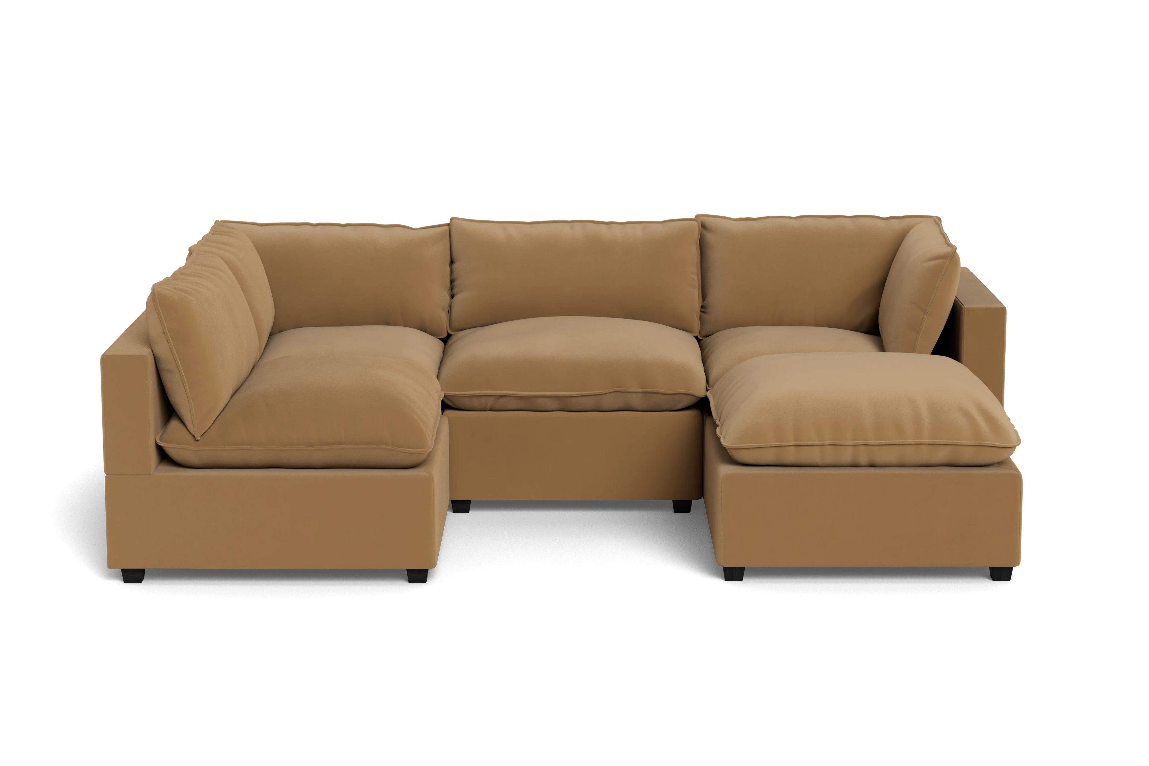 Mi Casa Furniture Pillow Cushion L-Shape + Ottoman