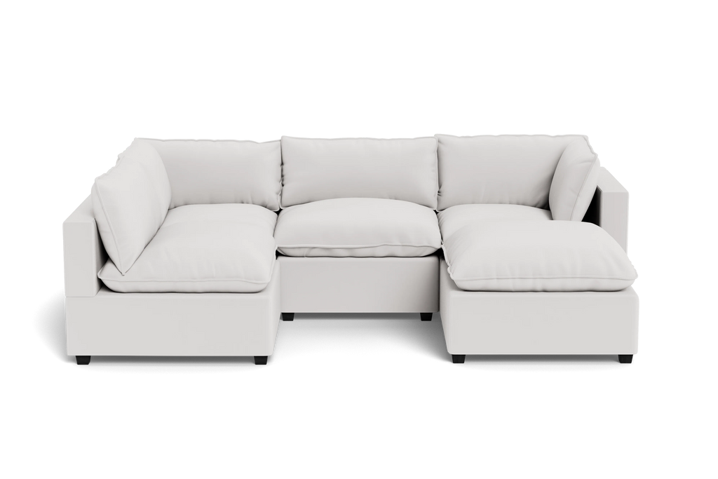 Mi Casa Furniture Pillow Cushion L-Shape + Ottoman