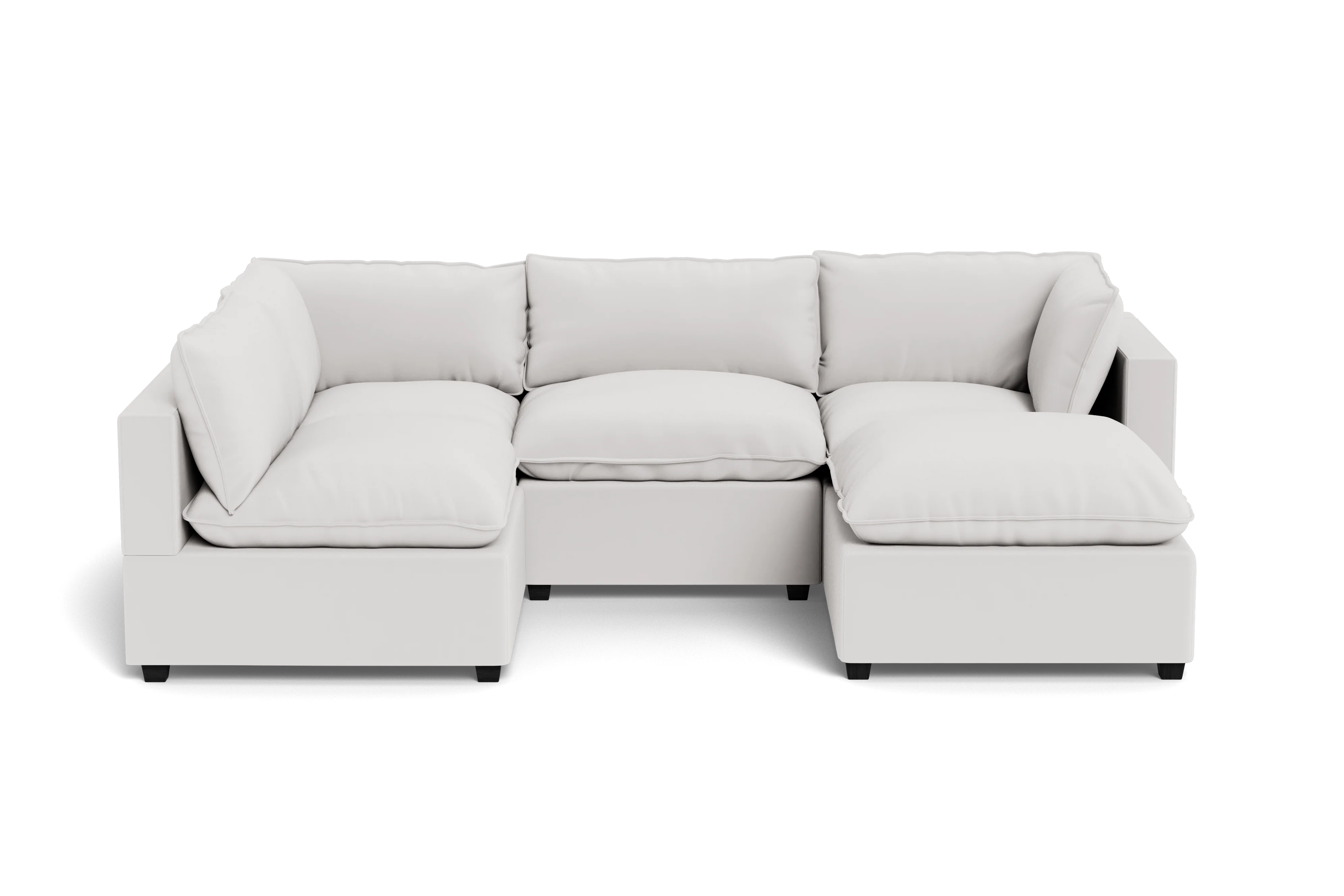 Mi Casa Furniture Pillow Cushion L-Shape + Ottoman