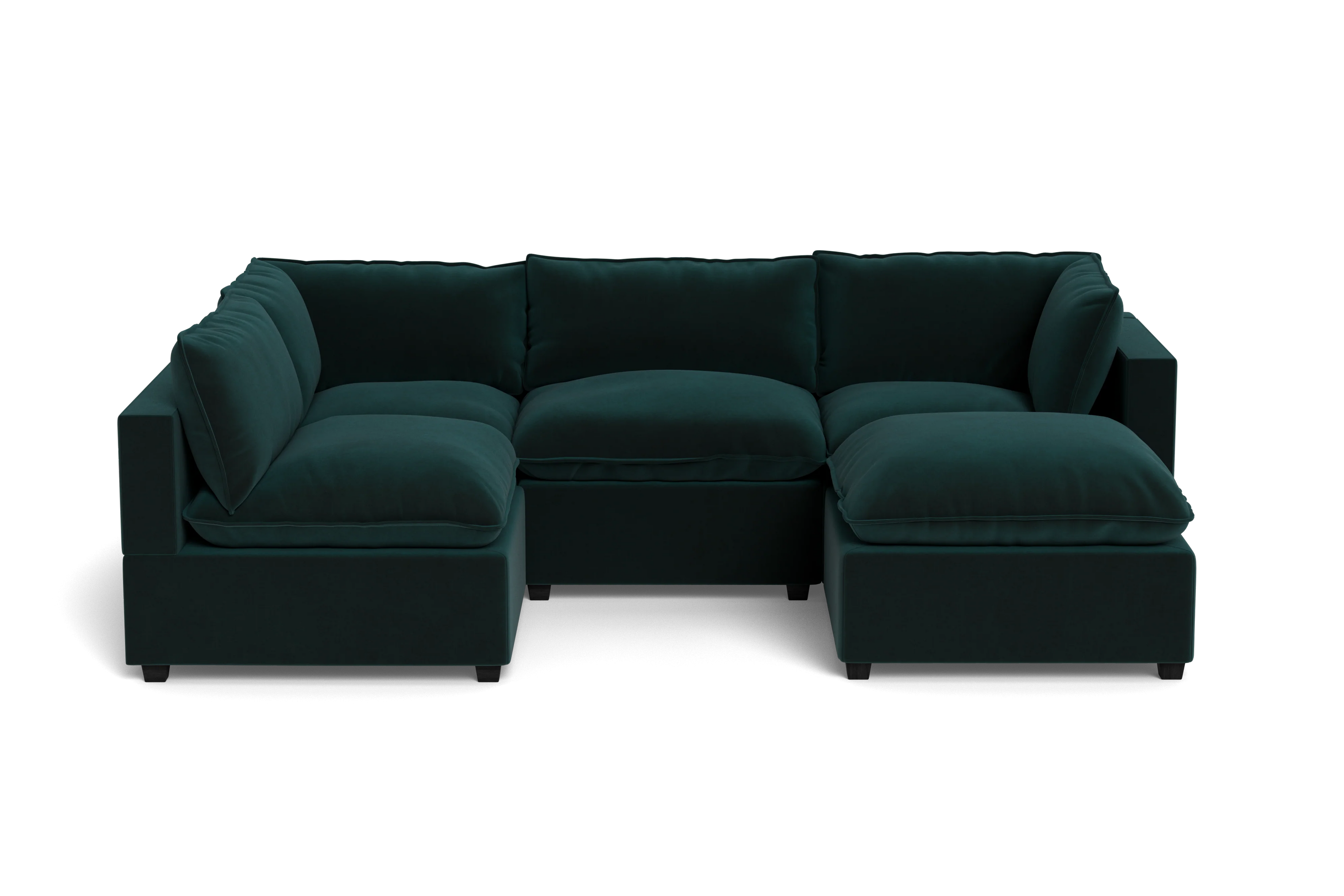 Mi Casa Furniture Pillow Cushion L-Shape + Ottoman