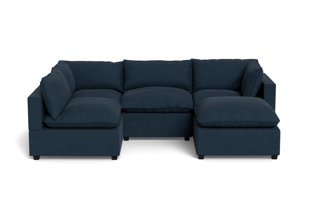 Mi Casa Furniture Pillow Cushion L-Shape + Ottoman