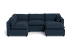 Mi Casa Furniture Pillow Cushion L-Shape + Ottoman