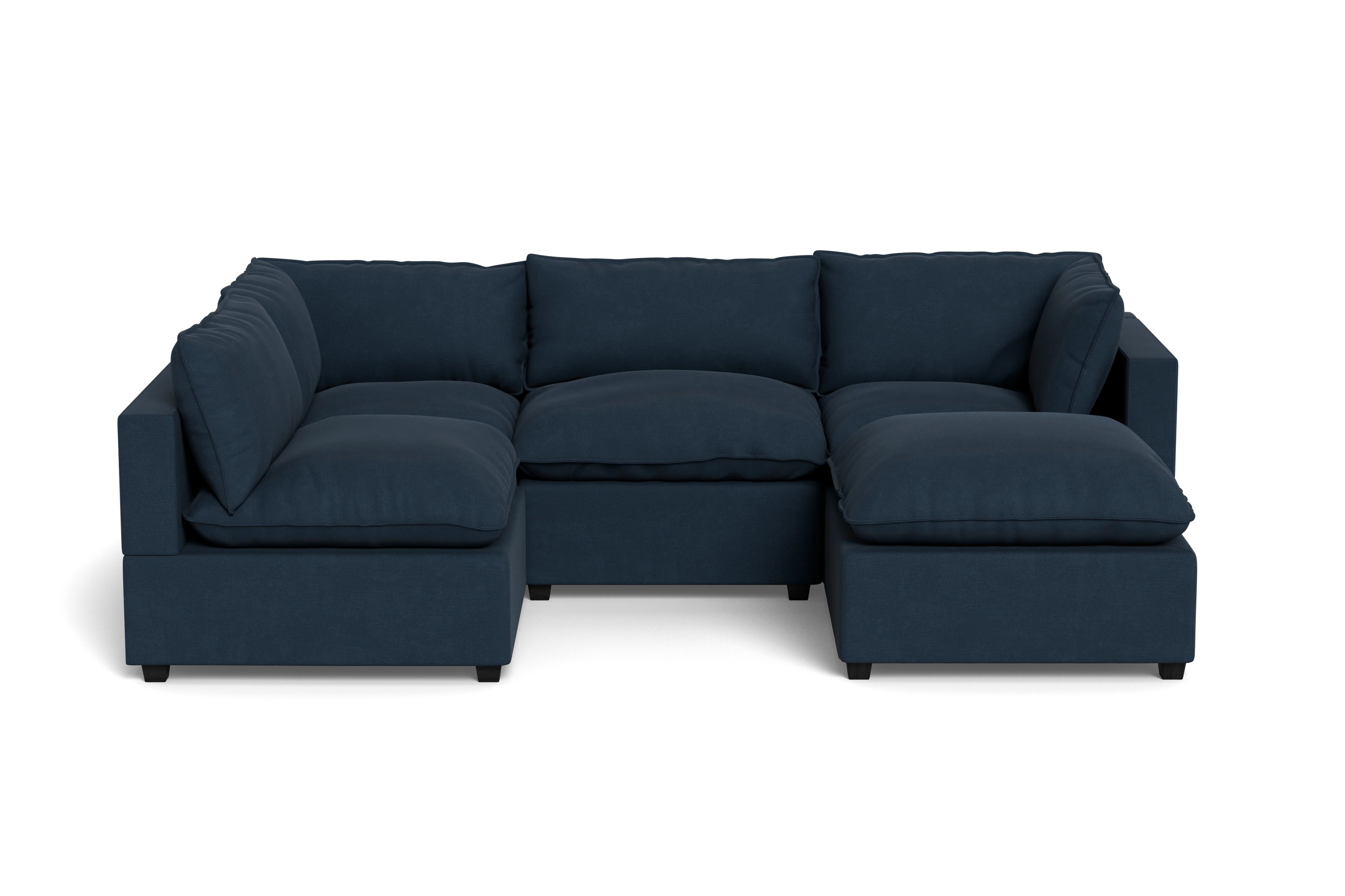 Mi Casa Furniture Pillow Cushion L-Shape + Ottoman