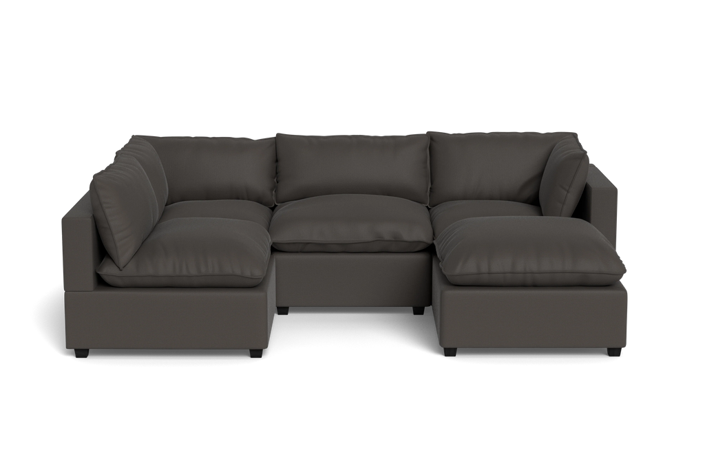 Mi Casa Furniture Pillow Cushion L-Shape + Ottoman