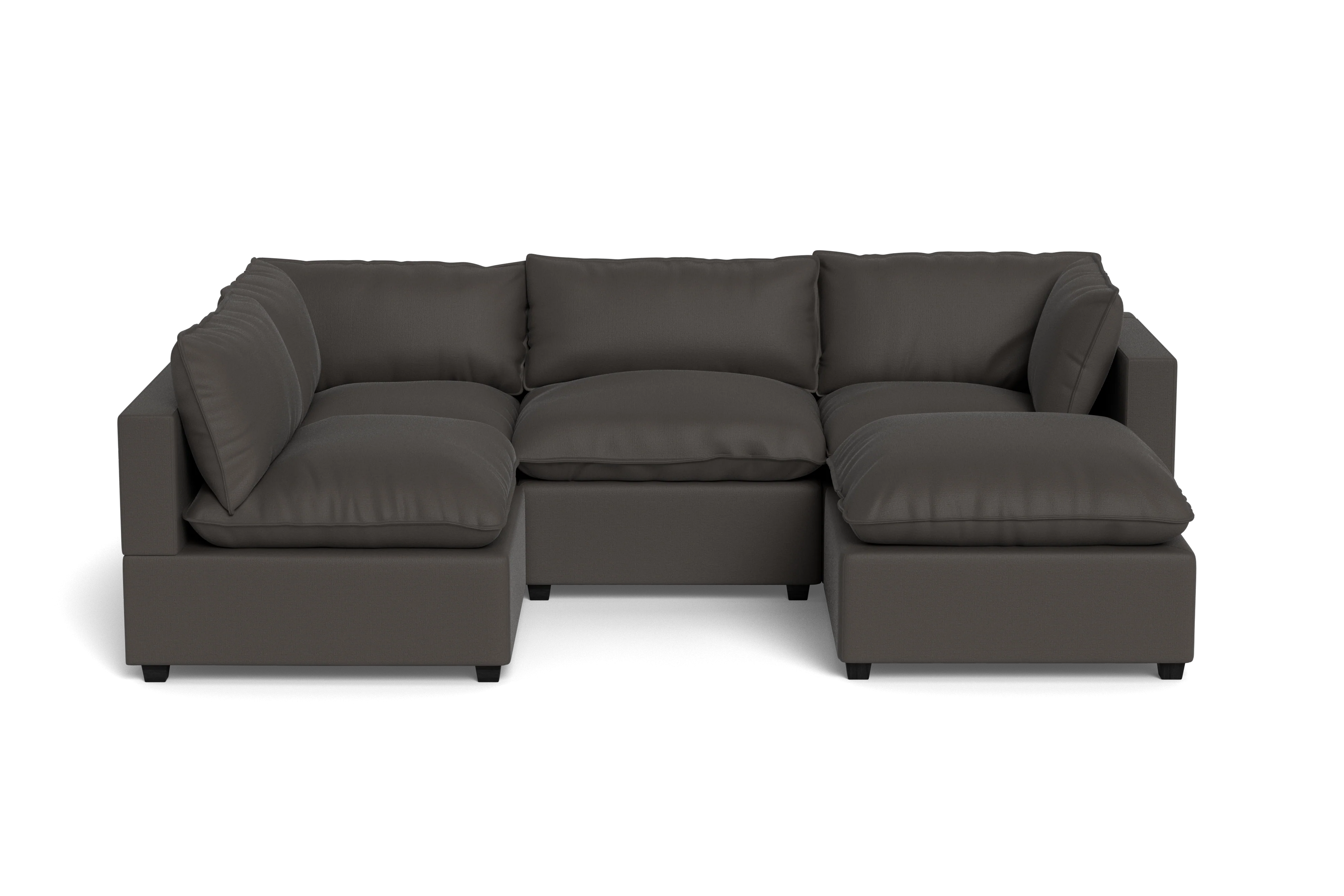Mi Casa Furniture Pillow Cushion L-Shape + Ottoman