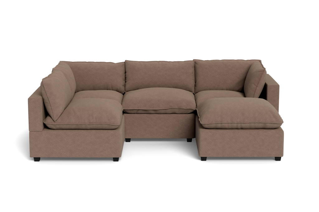 Mi Casa Furniture Pillow Cushion L-Shape + Ottoman