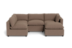 Mi Casa Furniture Pillow Cushion L-Shape + Ottoman