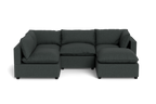 Mi Casa Furniture Pillow Cushion L-Shape + Ottoman
