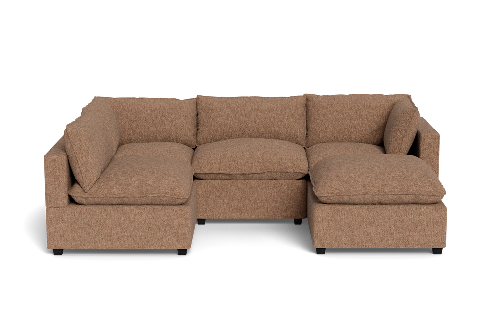 Mi Casa Furniture Pillow Cushion L-Shape + Ottoman