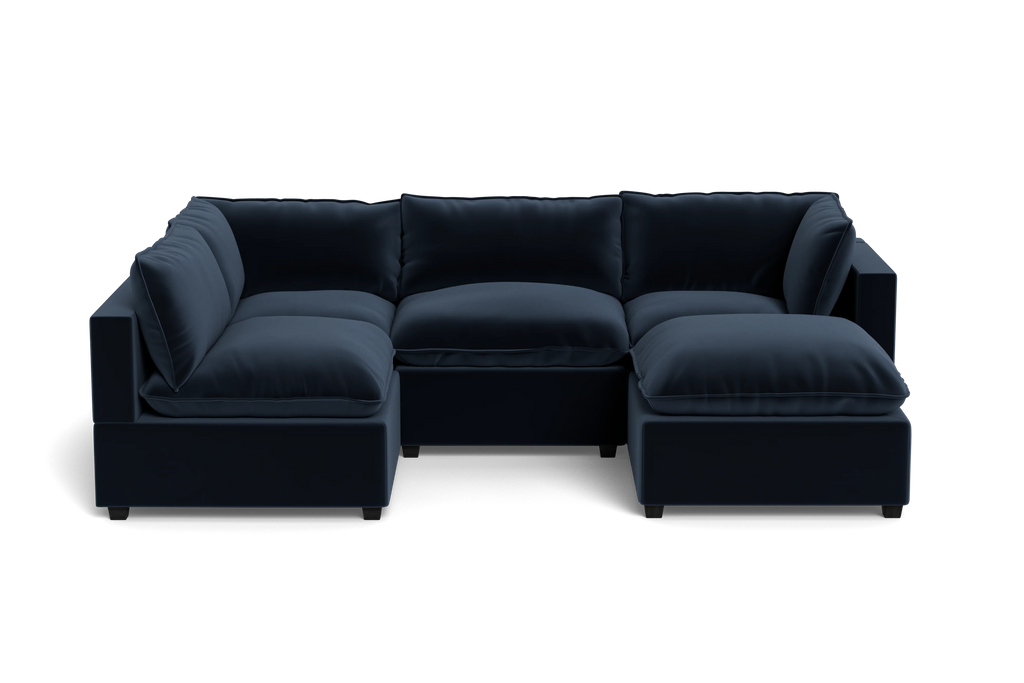 Mi Casa Furniture Pillow Cushion L-Shape + Ottoman
