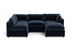 Mi Casa Furniture Pillow Cushion L-Shape + Ottoman
