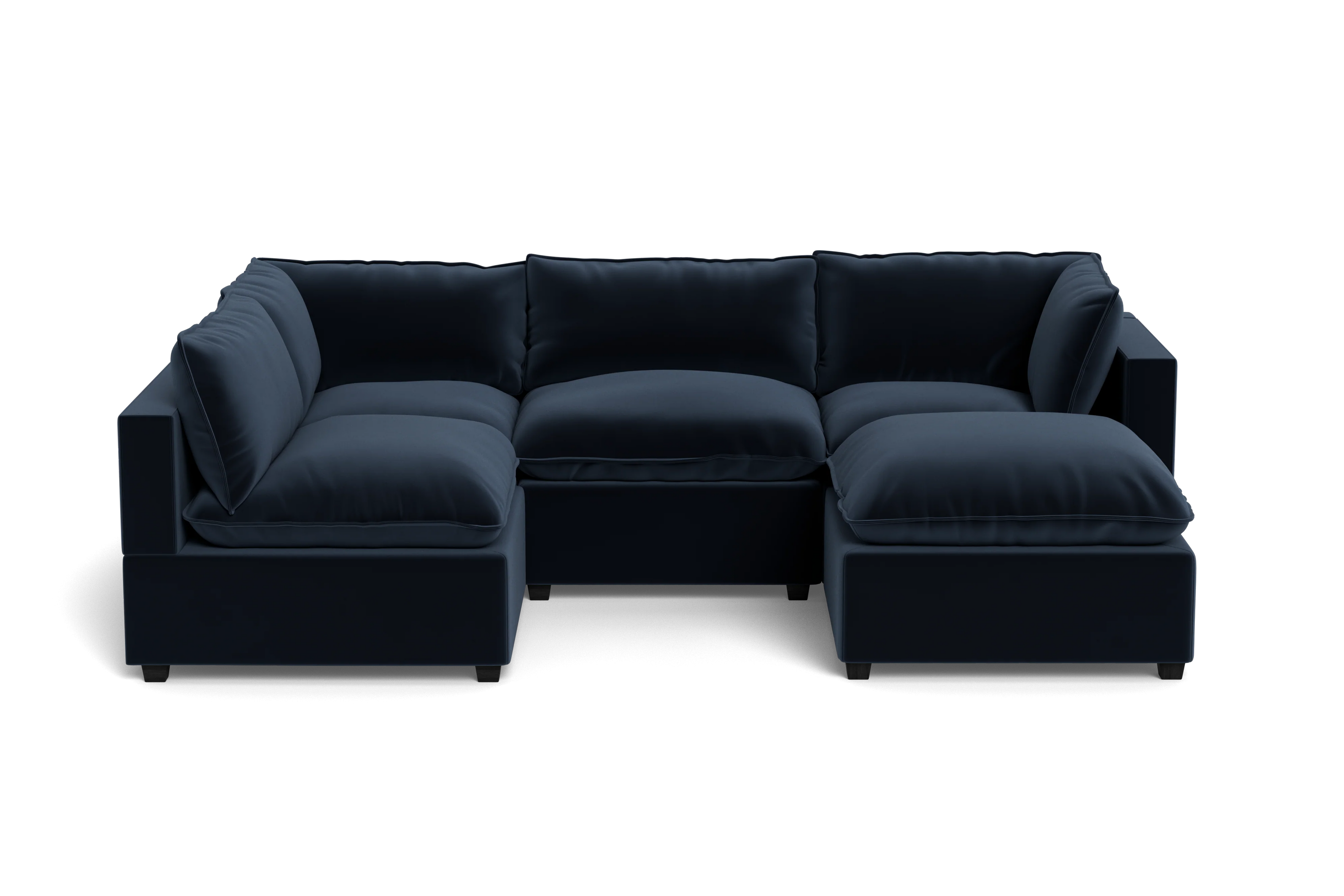 Mi Casa Furniture Pillow Cushion L-Shape + Ottoman