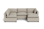 Mi Casa Furniture Pillow Cushion L-Shape + Ottoman
