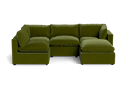 Mi Casa Furniture Pillow Cushion L-Shape + Ottoman