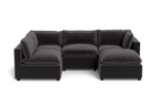 Mi Casa Furniture Pillow Cushion L-Shape + Ottoman