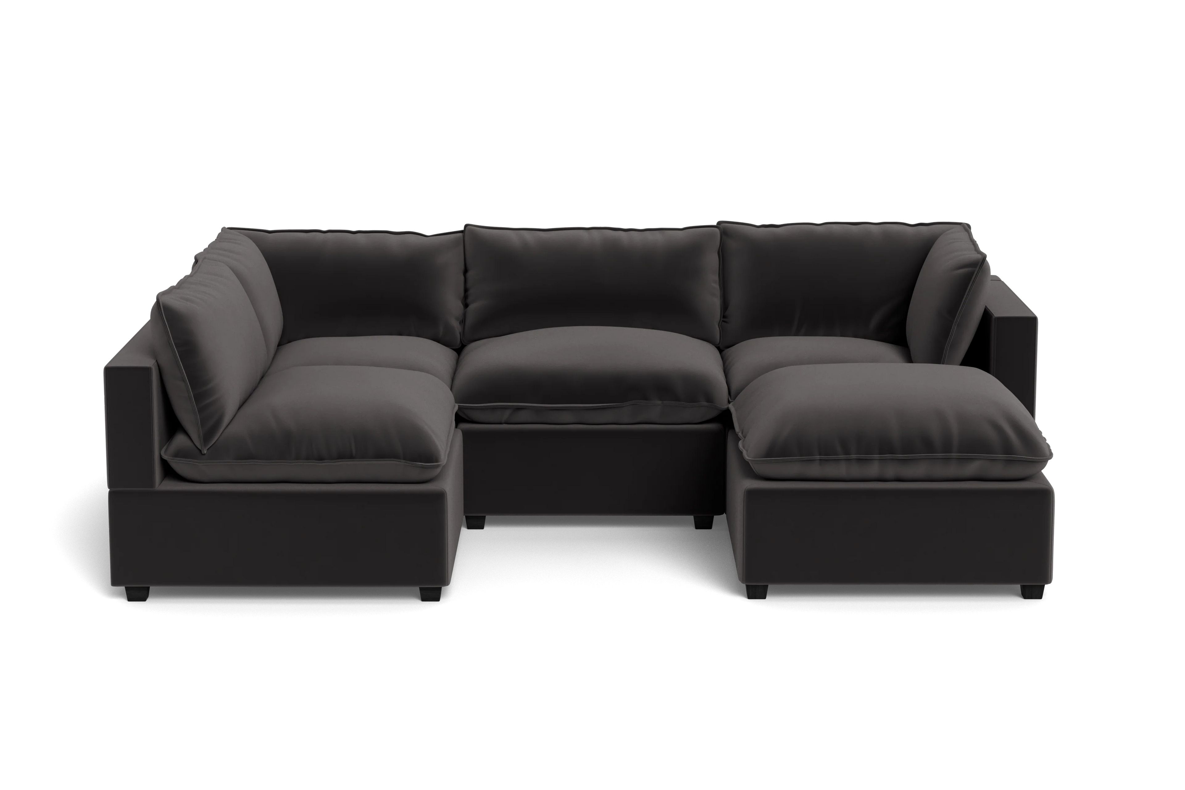 Mi Casa Furniture Pillow Cushion L-Shape + Ottoman