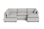 Mi Casa Furniture Pillow Cushion L-Shape + Ottoman
