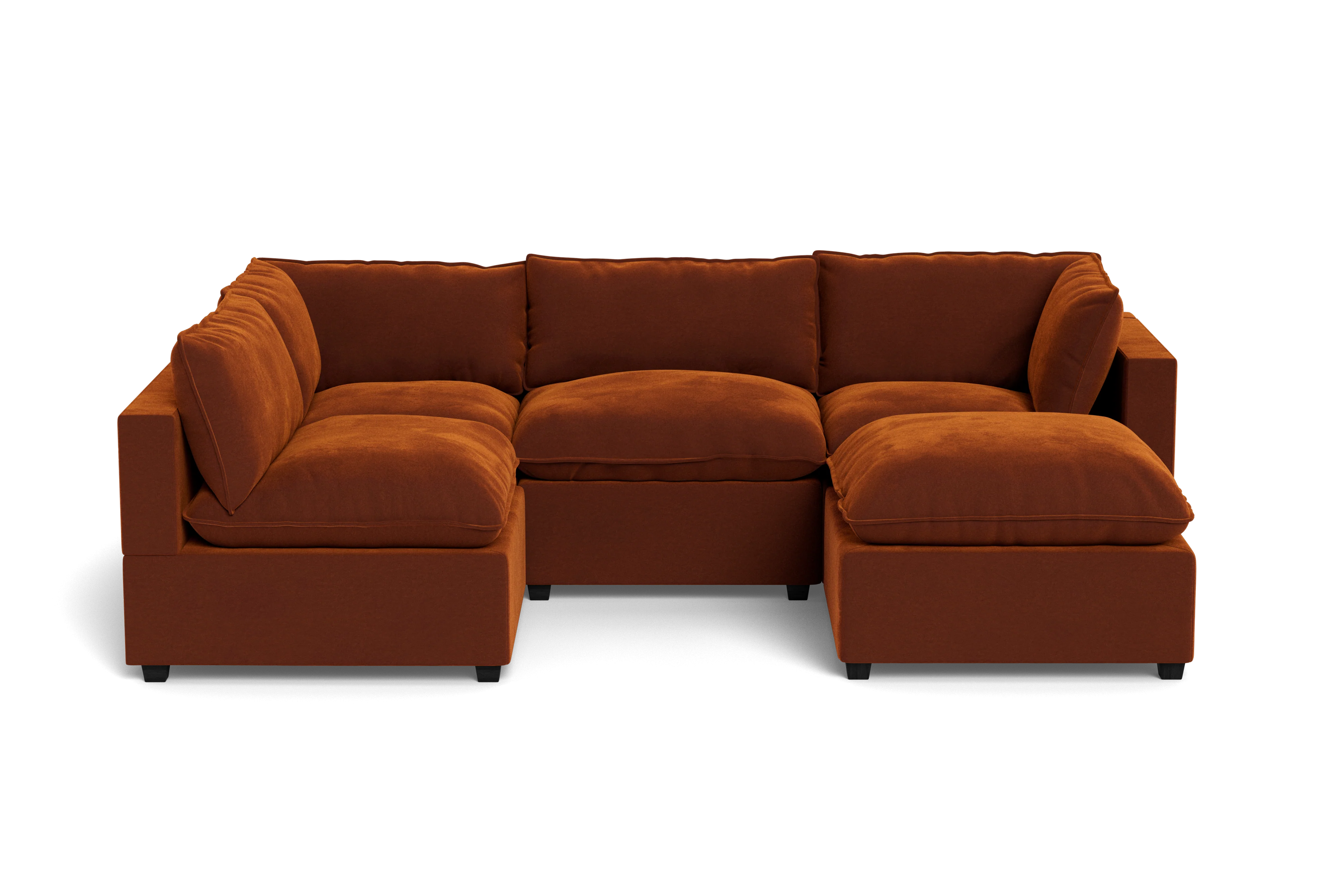 Mi Casa Furniture Pillow Cushion L-Shape + Ottoman