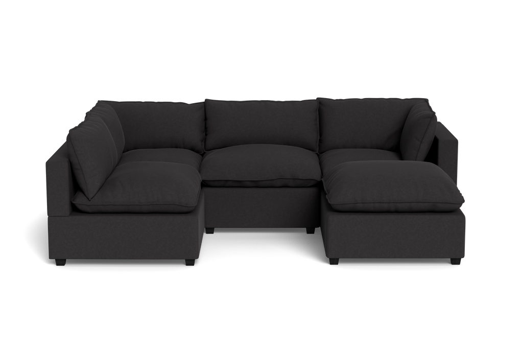Mi Casa Furniture Pillow Cushion L-Shape + Ottoman