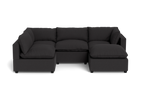 Mi Casa Furniture Pillow Cushion L-Shape + Ottoman