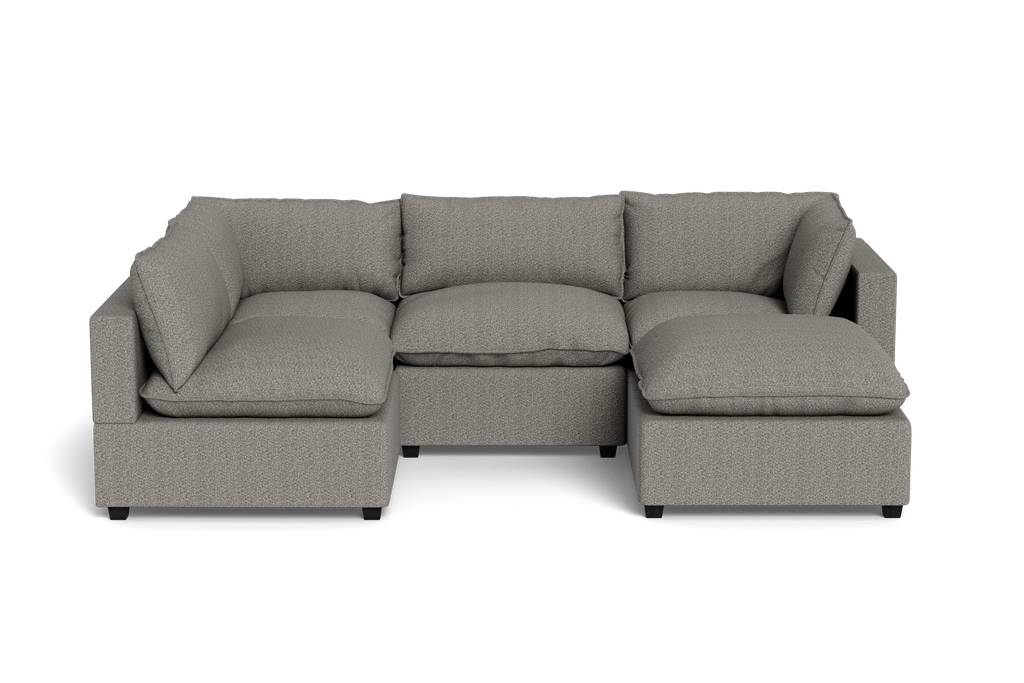 Mi Casa Furniture Pillow Cushion L-Shape + Ottoman