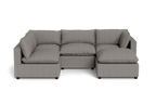 Mi Casa Furniture Pillow Cushion L-Shape + Ottoman