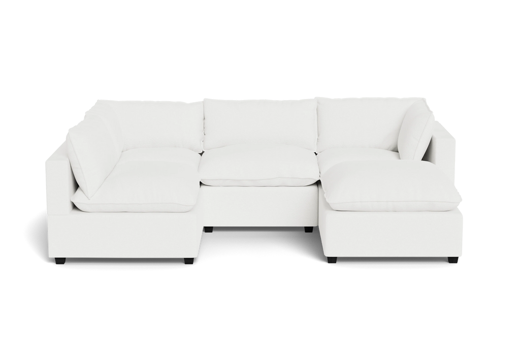 Mi Casa Furniture Pillow Cushion L-Shape + Ottoman