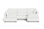 Mi Casa Furniture Pillow Cushion L-Shape + Ottoman