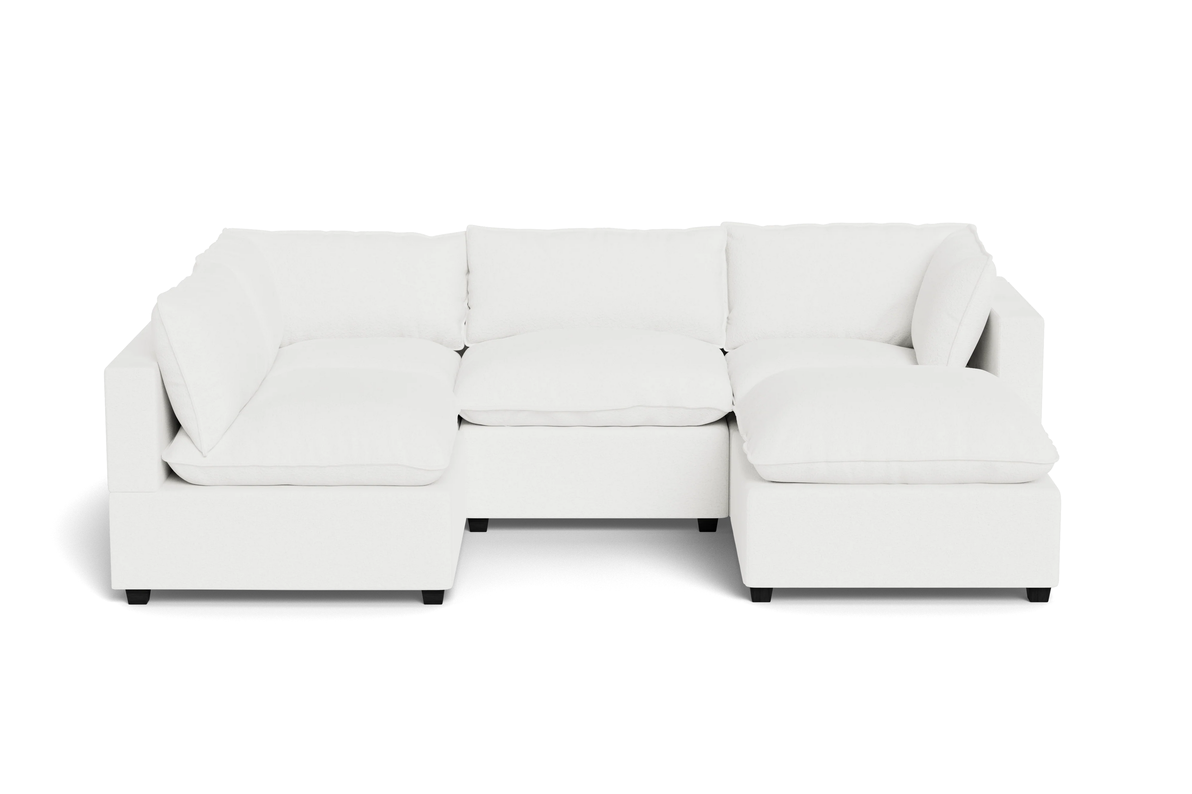 Mi Casa Furniture Pillow Cushion L-Shape + Ottoman