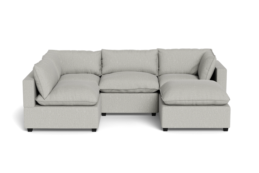 Mi Casa Furniture Pillow Cushion L-Shape + Ottoman